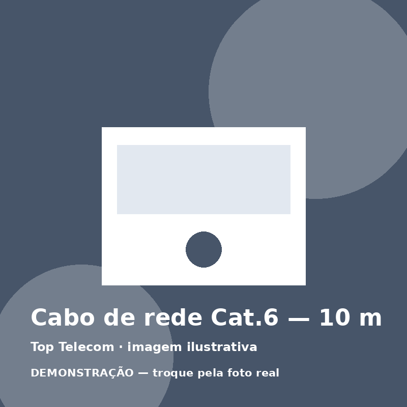 Cabo de rede Cat.6 — 10 m