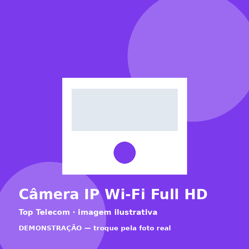 Câmera IP Wi-Fi Full HD